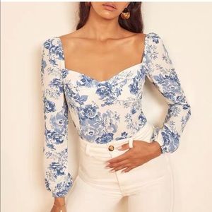 Reformation Reign top in size 0, Olympia